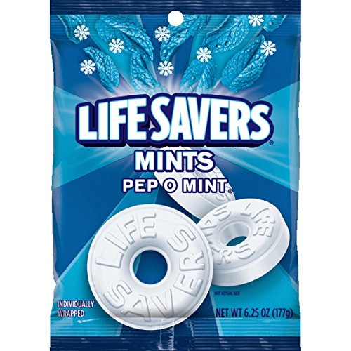 Life Savers Pep O Mint Candy Bag, 6.25 ounce