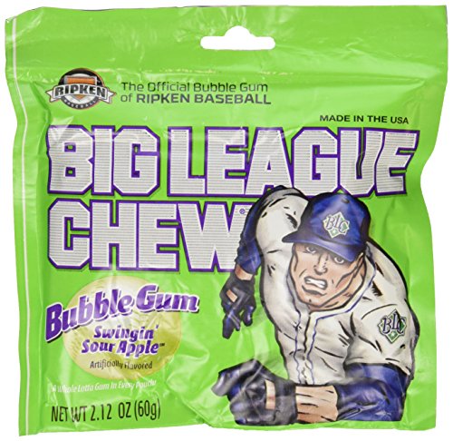 Big League Chew Sour Apple, 12 Count