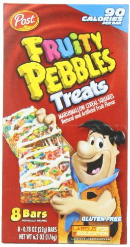 Post Fruity Pebbles Treats 8ct Box