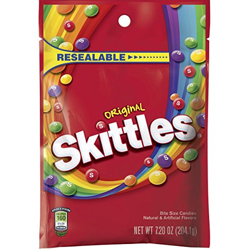 Skittles Orig Peg Bag 7.2 oz Single Bag