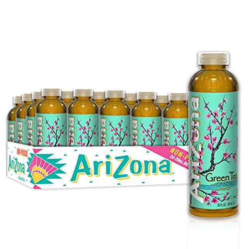 AriZona Green Tea with Ginseng and Honey, 20 fl oz (Pack of 24) AriZona Green Tea with Ginseng and Honey, 20 fl oz (Pack of 24)