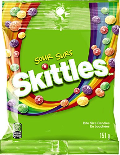 Skittles Candy, Sours, 5.7 Ounce Bag