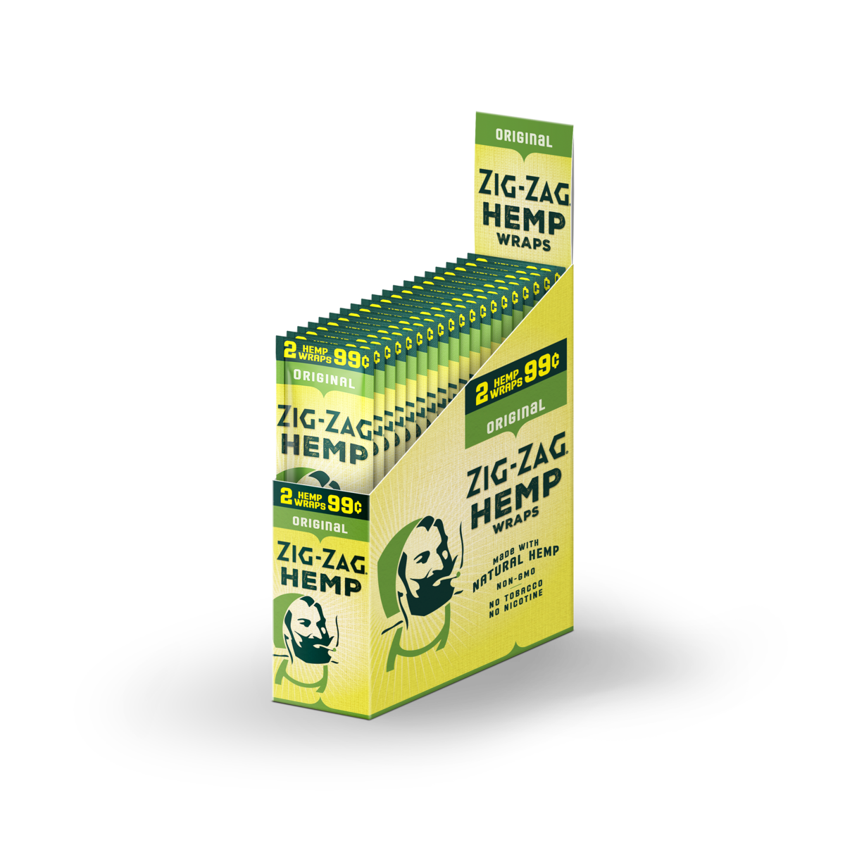 are zig zag wraps tobacco free Zig Zag Hemp Natural 99 oz (Pack of 2) — Wholesale Zig Zag Hemp Wraps