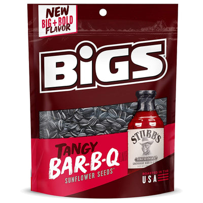 BIGS Stubb's Bar-B-Que Sunflower Seeds, 5.35 oz Bag