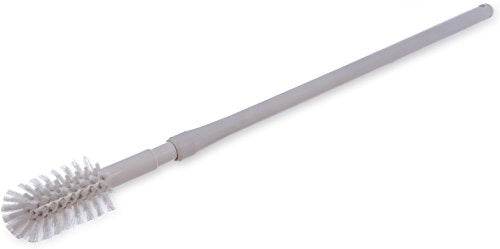 Carlisle 4116900 Hot Dog Roller Brush with Stiff, Polyester Bristles, 1" Diameter Bristle, 4" Brush, 24" Length