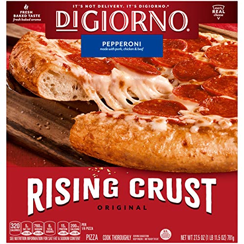 DIGIORNO Pepperoni Frozen Pizza with Rising Crust, 27.5 oz.