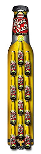 Twang Flavored Beer Salt, Lemon Lime, 1.4 Ounce Mini Bottles (12 Count Clip Strip)