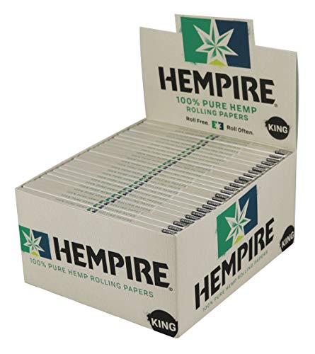 Hempire Hemp Rolling Papers - King Size 50 Count Display