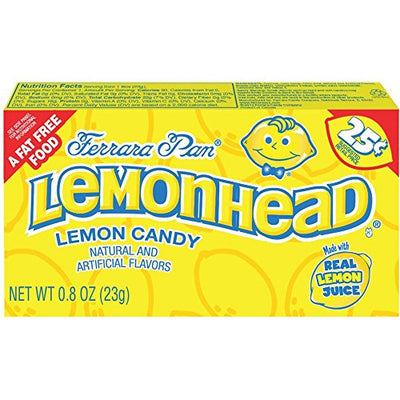 Lemonhead Hard Candy, 24 Count, 0.80 oz