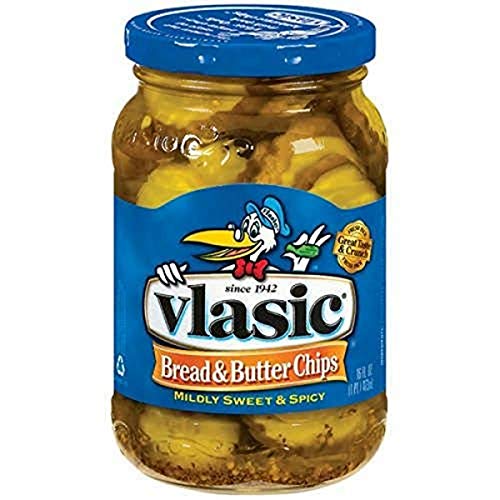 Vlasic Bread & Butter Pickle Chips, 16 oz. Jar
