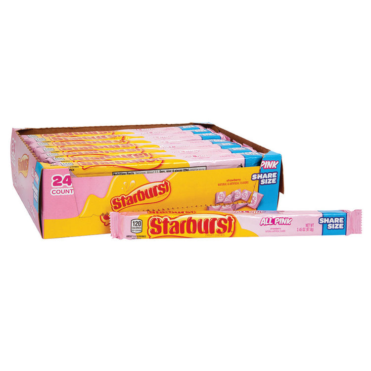 Starburst All Pink Share Size 3.45 Oz Pack of 24