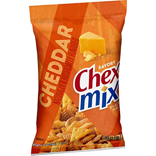 Chex Mix, Snack Mix, Savory Cheddar, 8.75 oz Bag