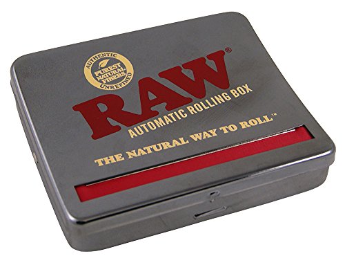 Raw Natural Unrefined Rolling Papers Automatic Rolling Box 110mm King Size