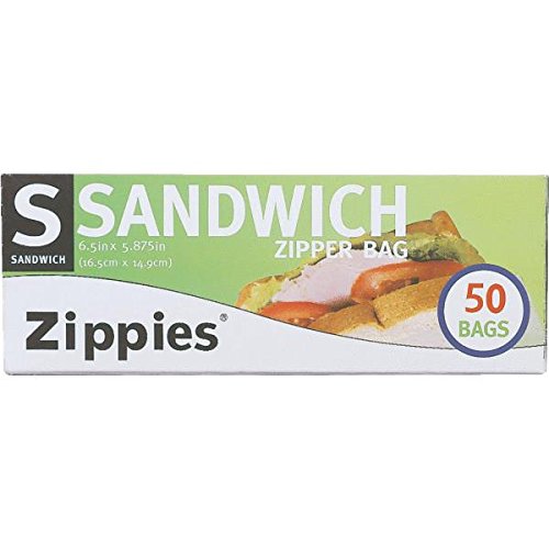 50CT Zip Sandwich Bag