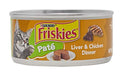 Friskies Liver & Chicken Dinner Classic Pate Cat Food 5.5-Ounce Wholesale