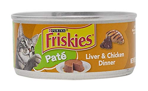 Friskies Liver & Chicken Dinner Classic Pate Cat Food 5.5 oz