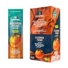 HEMPIRE Hemp Flavored Wraps | Clemen-Terp Orange | 60 Wraps