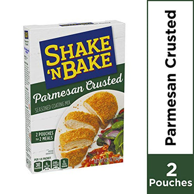 Shake 'N Bake Crusted Parmesan Seasoned Coating Mix (4.75 oz Boxes, Pack of 8)