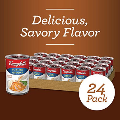 Campbell's Gravy, Turkey, 10.5 Ounce Can (Pack of 24)