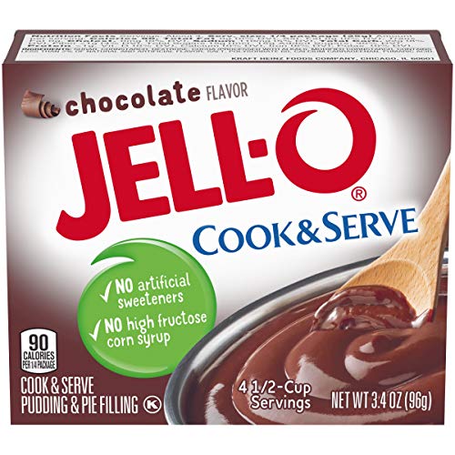 Jell-O Cook & Serve Chocolate Pudding & Pie Filling (3.4 oz Box)