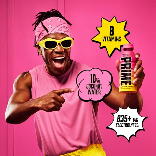 Prime H Straw Banana 16 oz 12 Per Case