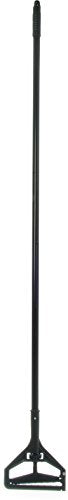 Carlisle 3696800 Flo-Pac Quick Change Vinyl Coated Metal Handle with Plastic Head, 1" Diameter x 60" Length