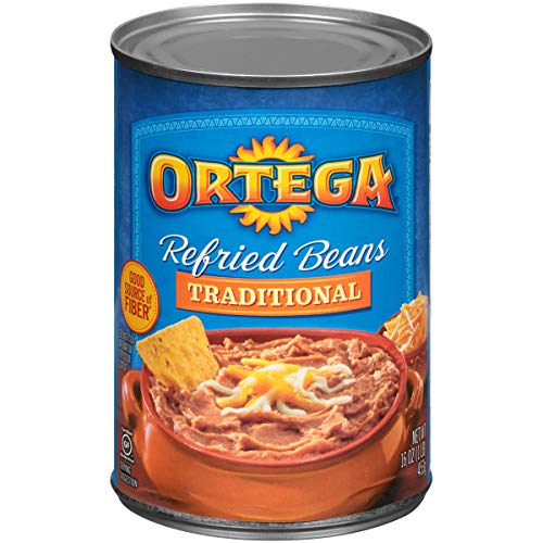 Ortega Refried Beans, Traditional, 16 Ounce