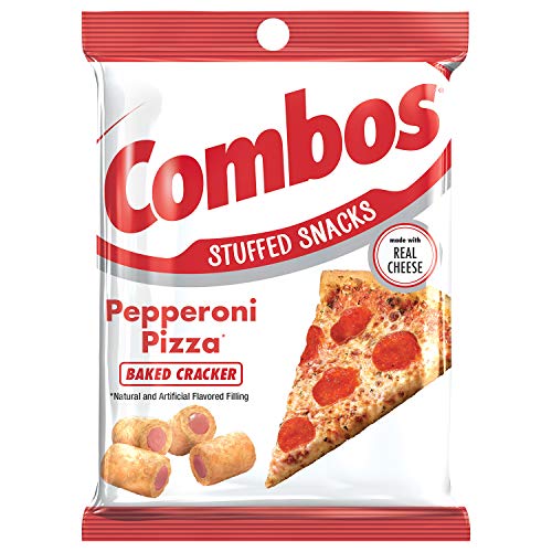COMBOS Pepperoni Pizza Cracker Baked Snacks 6.3-Ounce Bag