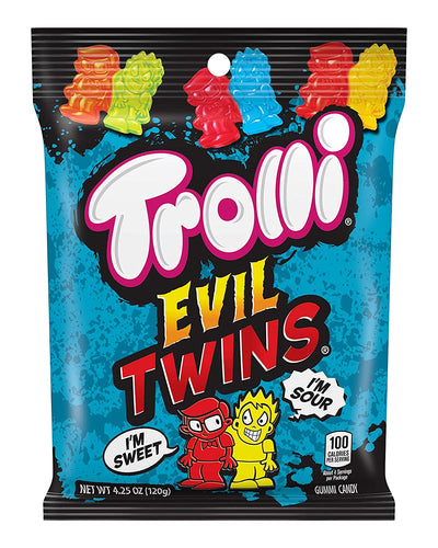 Trolli Evil Twins Gummy Candies 4.25oz Bag