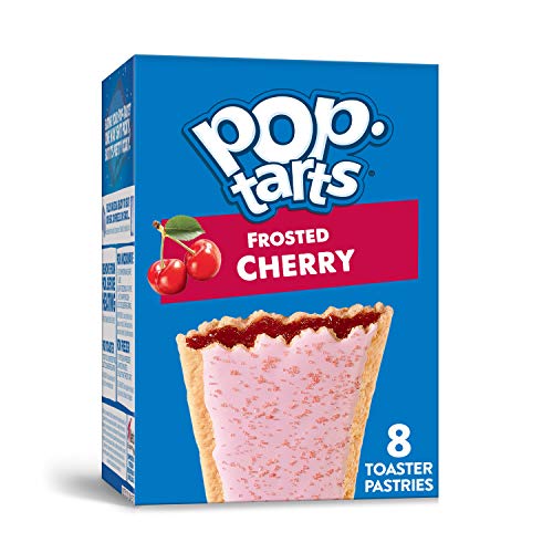 Pop-Tarts, Breakfast Toaster Pastries, Frosted Cherry, Proudly Baked in the USA, 13.5oz Box (1 Pack 8 Count)