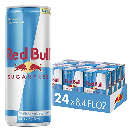 Red Bull Energy Drink Sugar Free, Sugarfree, 8.4 Fl Oz (24 Count)