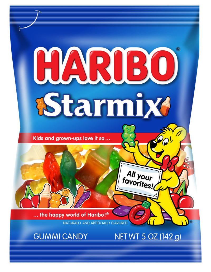 Haribo Gummi Candy, Starmix, 5 oz
