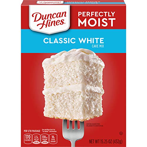 Duncan Hines Perfectly Moist Classic White Cake Mix, 15.25 OZ