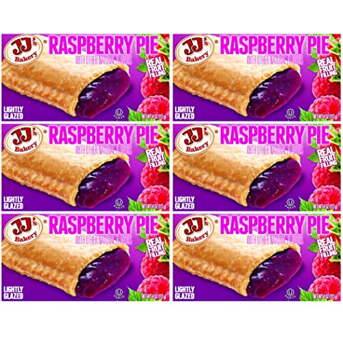 JJ's Bakery Lightly Glazed Snack Pies 4oz (Raspberry)