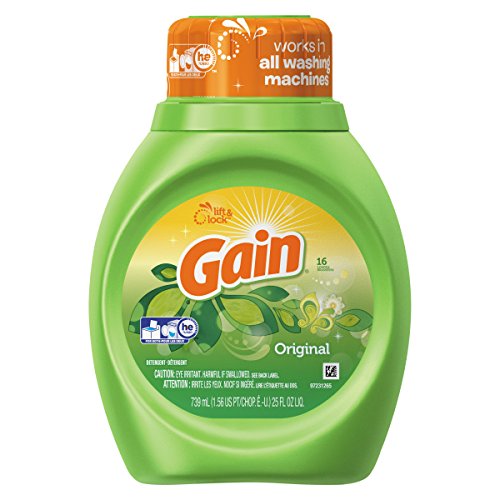Gain 12783CT Liquid Laundry Detergent, Original Fresh, 25 Oz Bottle
