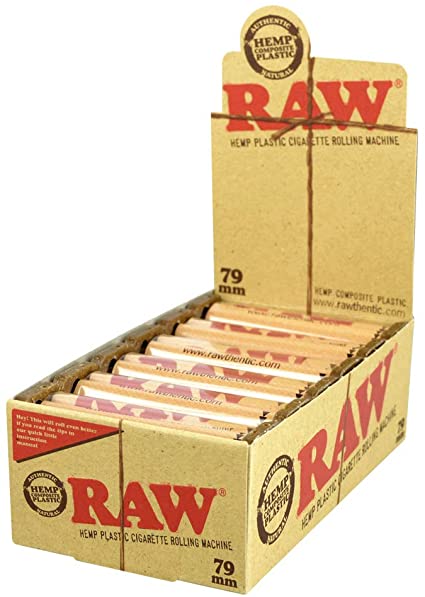 RAW 79 mm 1 1/4 Hemp Plastic Cigarette Rolling Machine