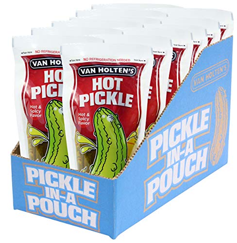 Van Holten's Jumbo Hot Pickle Individually Wrapped 12 Count Wholesale