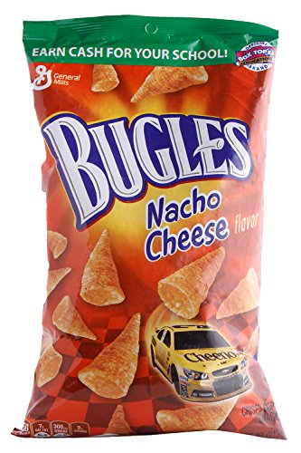 Bugles Corn Snack, Nacho Cheese, 7.5 Ounce Bag
