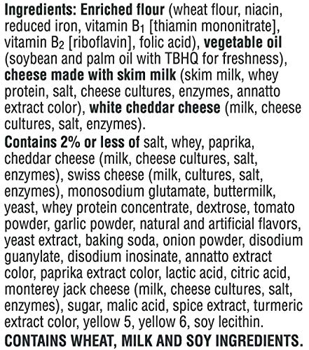 Cheez It Cheddr Swiss 4.3 oz 6 Per Case