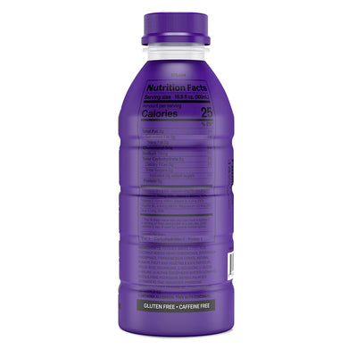 Prime Hydration with BCAA Blend for Muscle Recovery Grape (12 Drinks, 16 Fl Oz. Each)