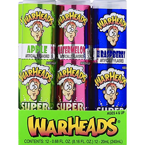 Warheads Sour Spray 24 Per Box