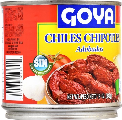 Goya Foods Chipotle Peppers in Adobo Sauce, 12 Ounce (Pack of 12)