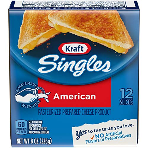 Kraft American Cheese Singles (8 oz Package)