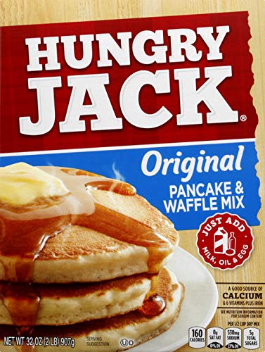 Hungry Jack Original Pancake and Waffle Mix, 32 Ounce