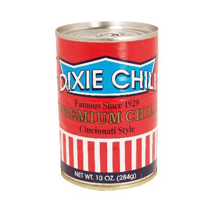 Dixie Chili Cincinnati Style 10 oz. Can