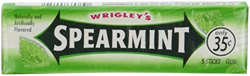 Wrigley's Spearmint Chewing Gum 5-Pack Wholesale Display