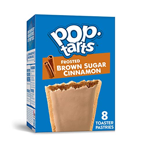 Pop-Tarts, Breakfast Toaster Pastries, Frosted Brown Sugar Cinnamon, Proudly Baked in the USA, 13.5 oz Box (8 Count)