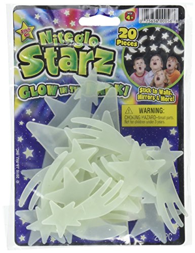Nite-Glo Stars and Moon 20 Pieces