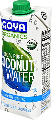 Goya Foods Organic Coconut Water 100% Pure 16.9-Fluid Ounce 24-Pack Wholesale Display