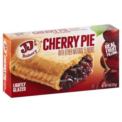 JJ's Bakery Lightly Glazed Snack Pies 4oz (Cherry)